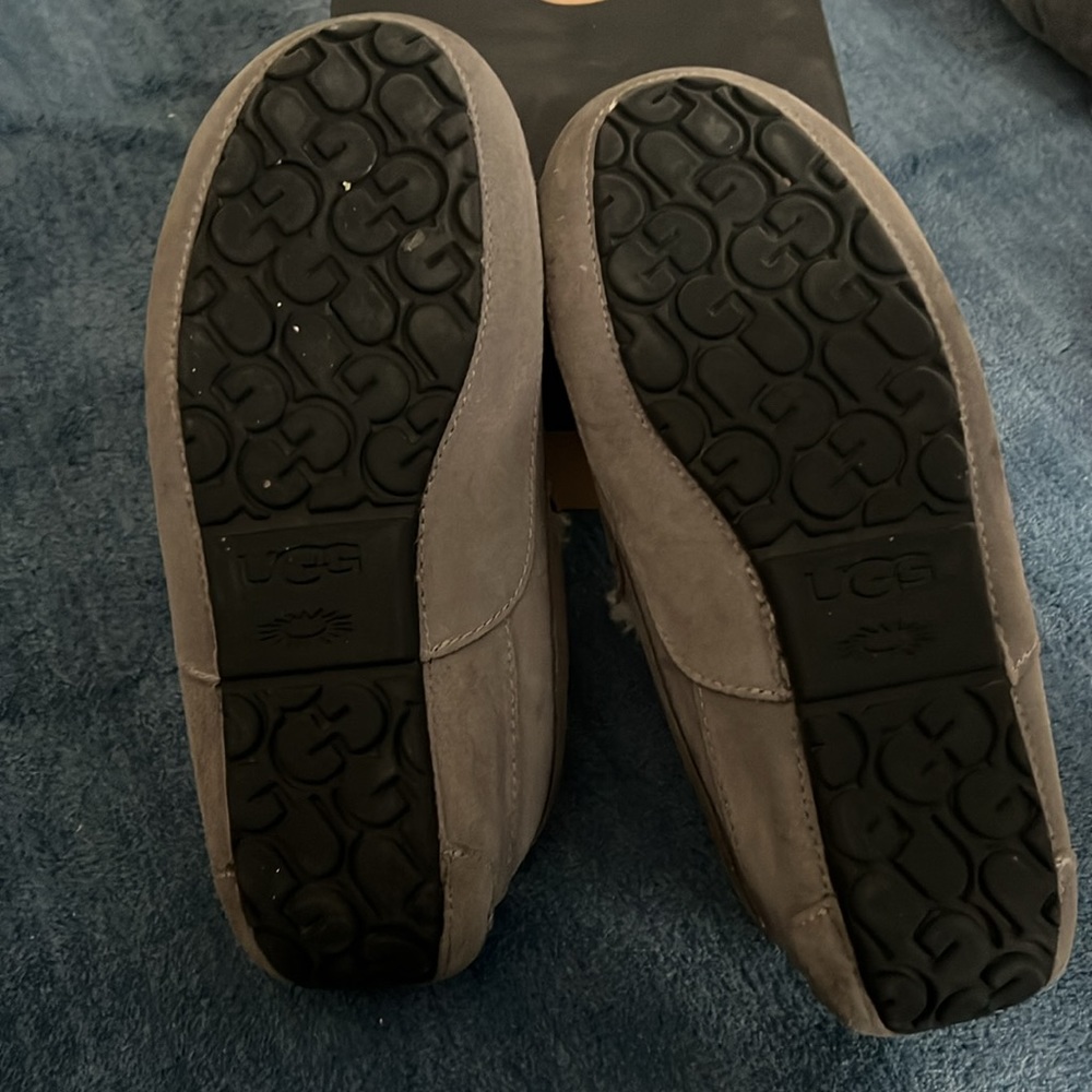 Gray Ugg Ascot Slippers - image 8